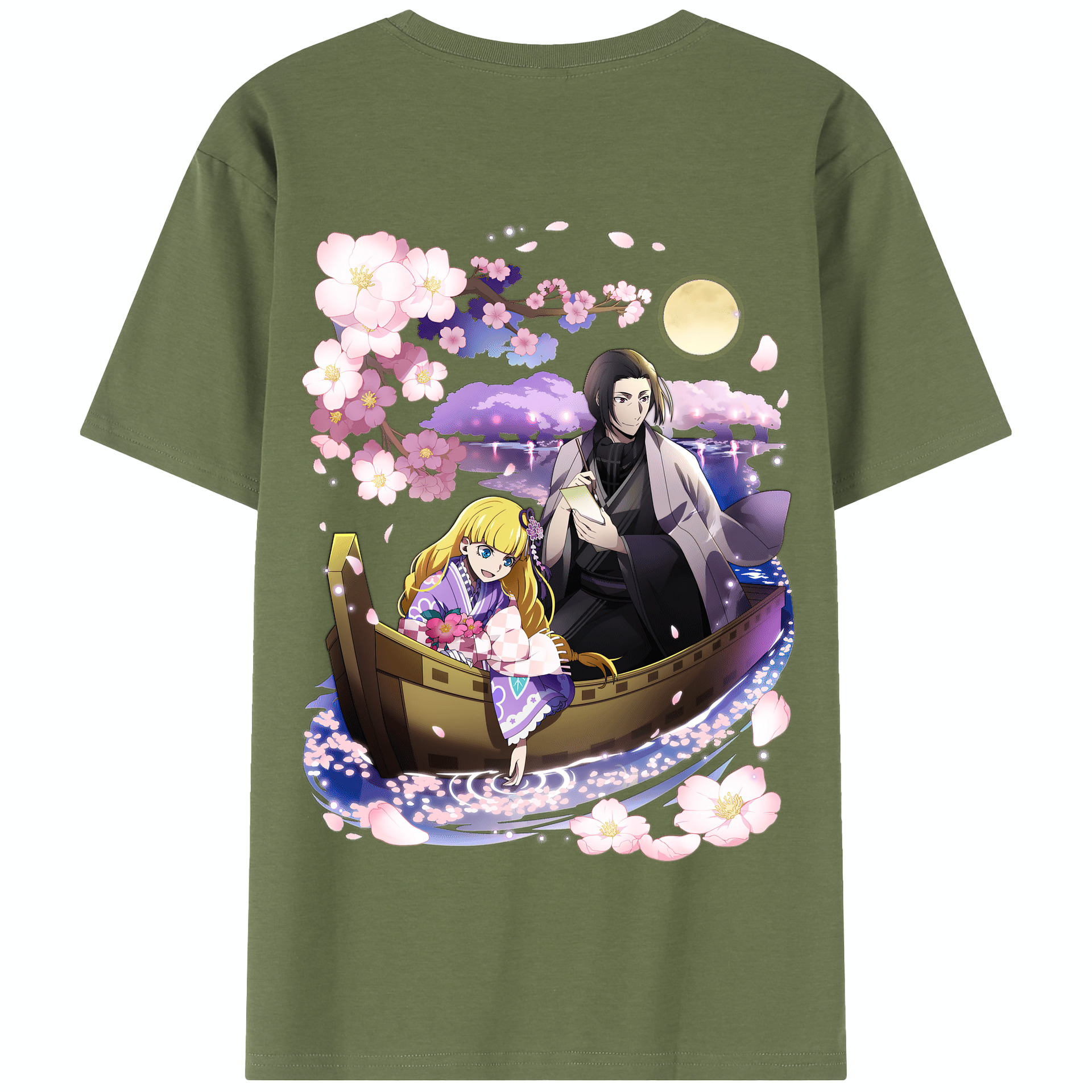 （画像用） 文豪ストレイドッグス Bungo Stray Dogs 綿100％半袖Tシャツ（背面プリント）